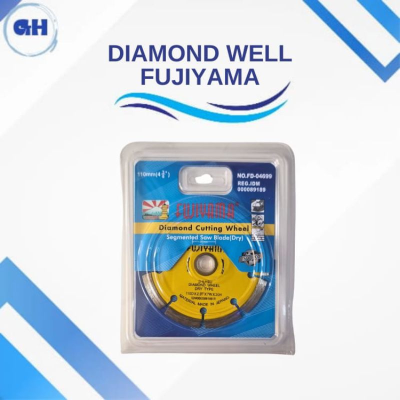Original Diamond Well / Mata Potong Granit Fujiyama 4"