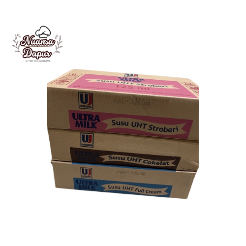 

Susu ultra milk 125 ml varian rasa per dus isi 40 pcs
