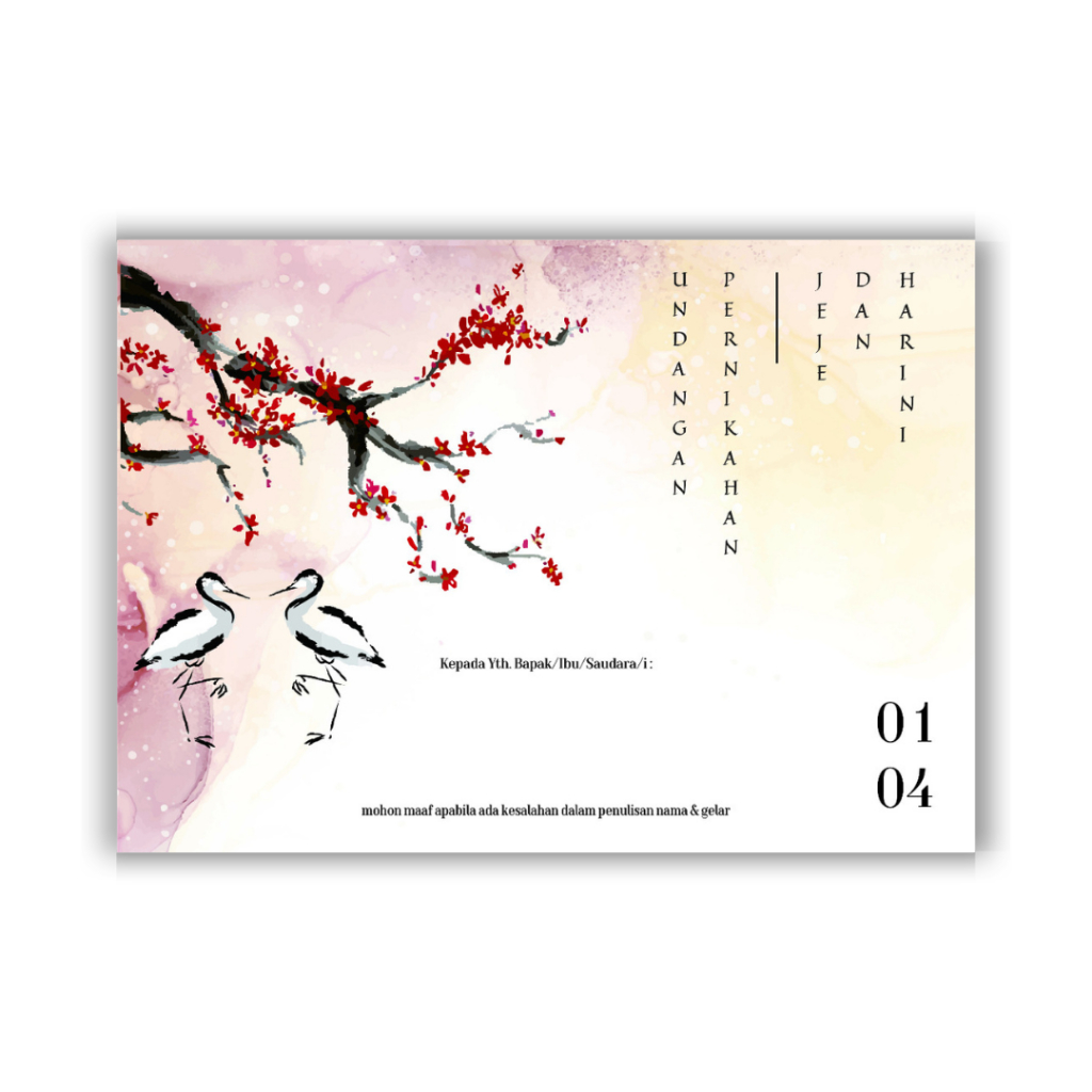 

Undangan simple l undangan wedding l undangan murah