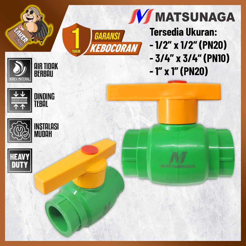 Matsunaga Ball Valve PPR