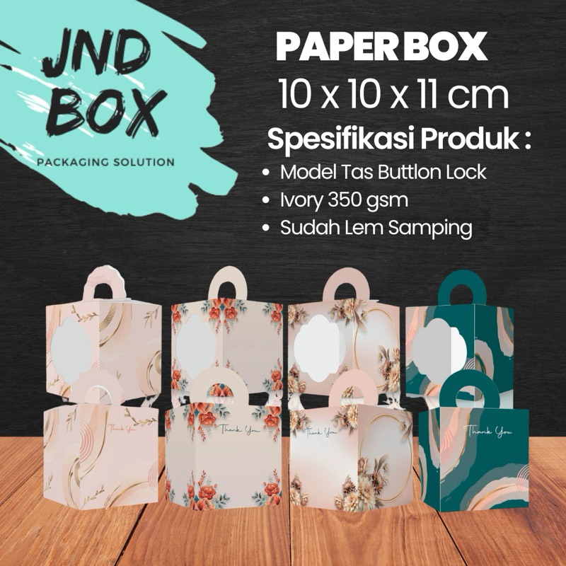 

PROMO!! Paperbox 10 x 10 x 11 Ivory (Min Order 5 Pcs)