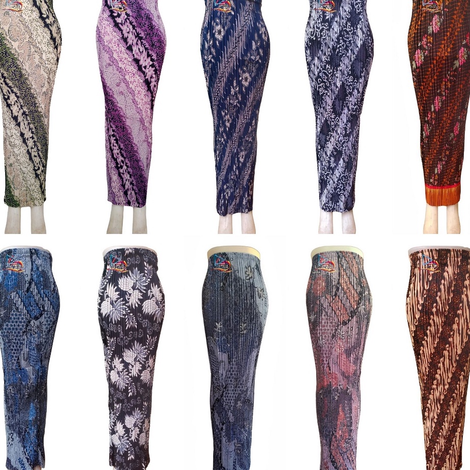 murah Balila Rok  Rok Plisket  Rok Plisket Batik Kain Rok plisket batik bawahan kebaya  Skirt