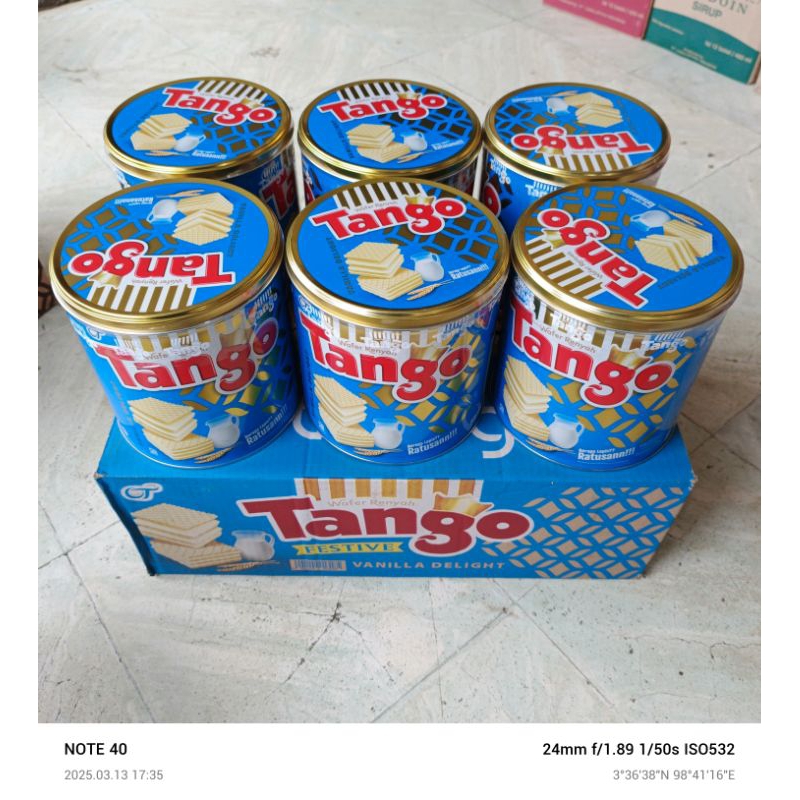TANGO WAFER VANILLA MILK ~ 1 KARTON (6KALENG)