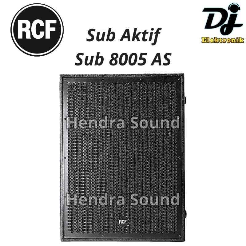 RCF ● SUB 8005 AS / SUB8005 AS - Speaker Subwoofer Aktif 18 inch (ORI ITALY)
