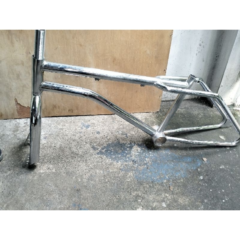 frame BMX chrome + fork GT