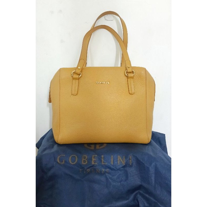 Tas Gobellini ori kuning mustard