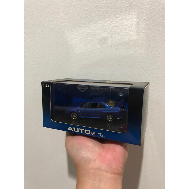 AUTOart 1:43 Nissan Skyline R34 GTR 1999 (Blue)