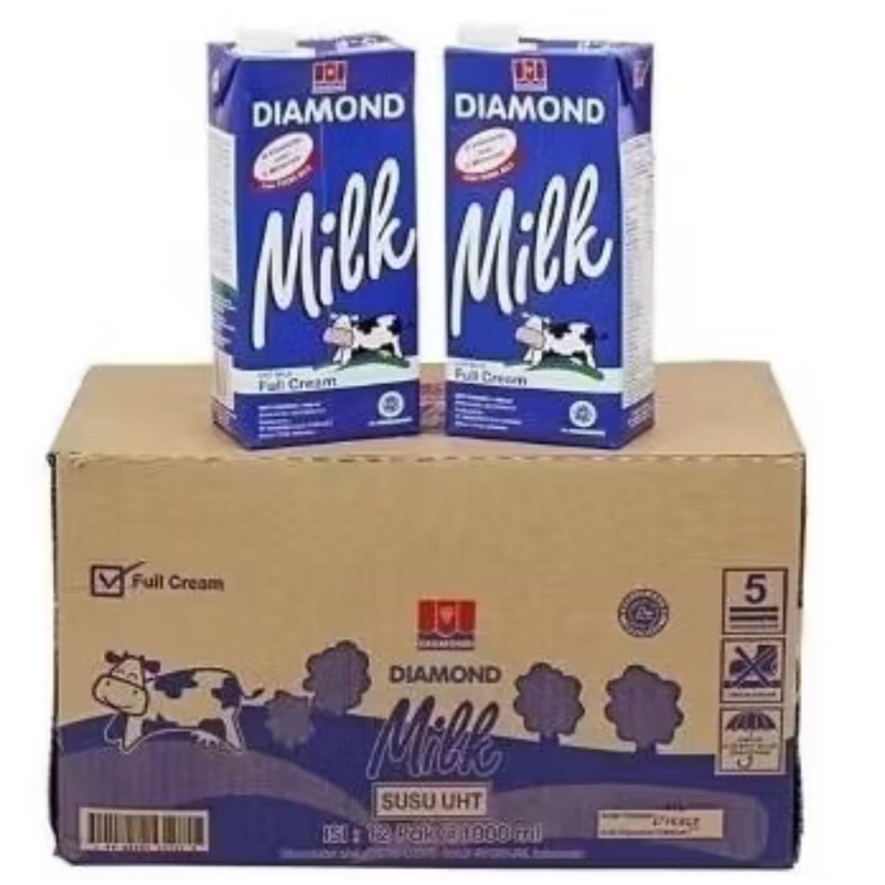 

SUSU UHT DIAMOND 1 LITER (1 KARTON ISI 12 PACK)