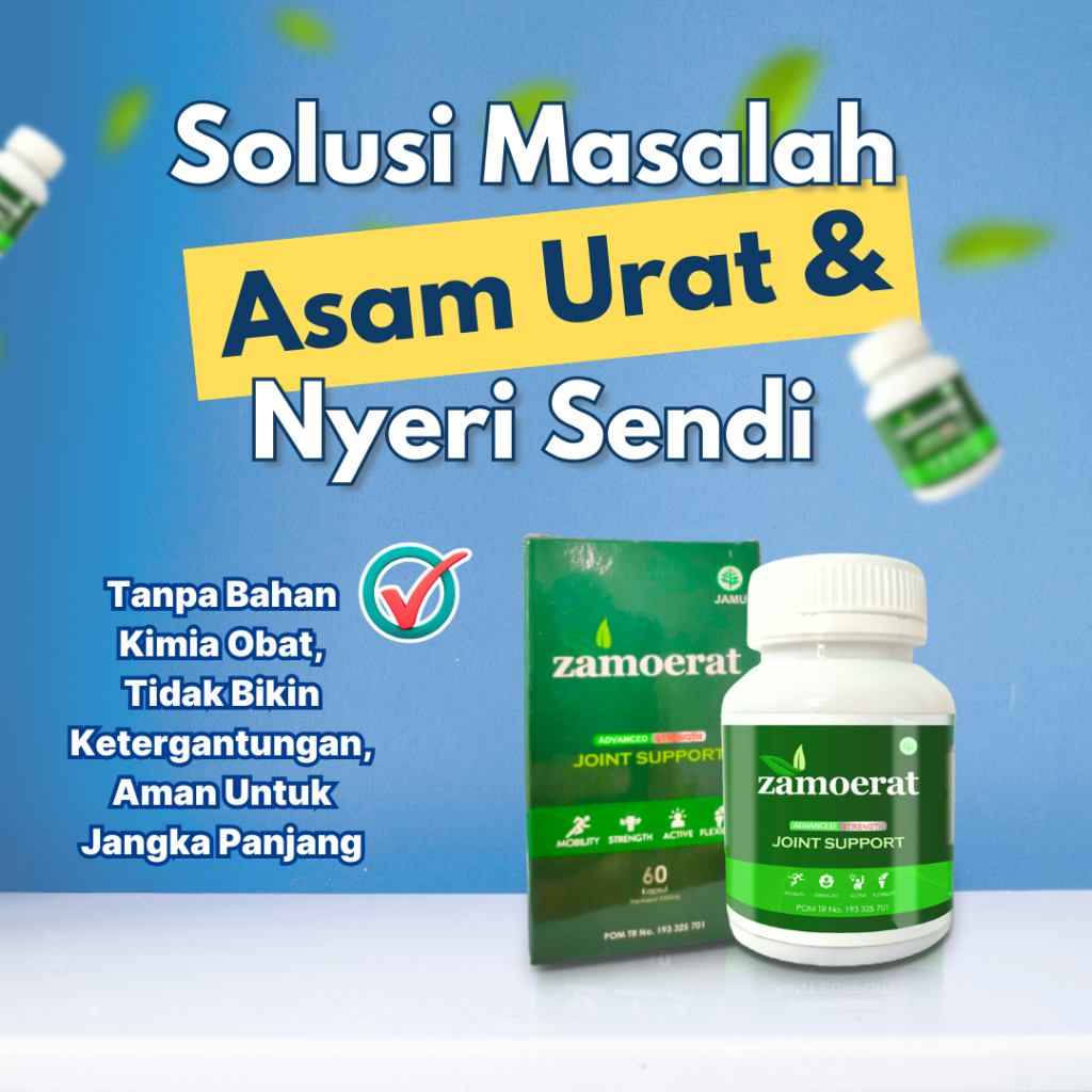

Zamoerat Asli beli 3 Botol Gratis 1 atasi Asam Urat Syaraf Kejepit Original