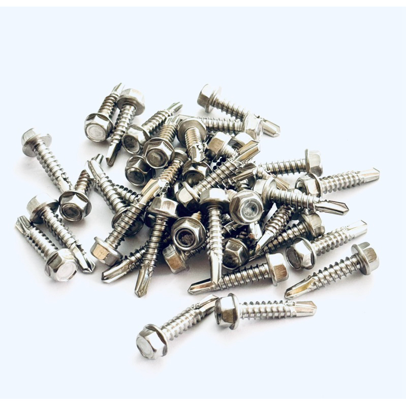 Sekrup baja ringan stainless 12x19 roofing stainless