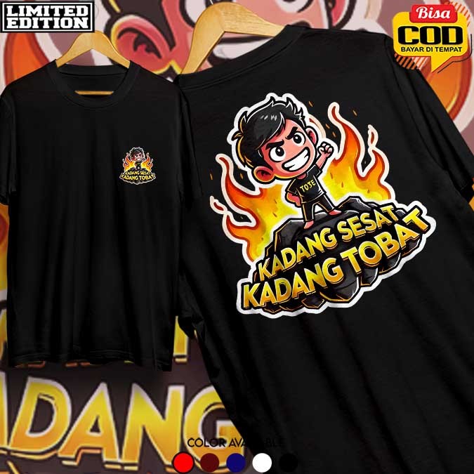 Kaos Kadang sesat kadang tobat, Kaos Kata-Kata Keren, Kaos distro unisex Pria wanita, Bisa COD