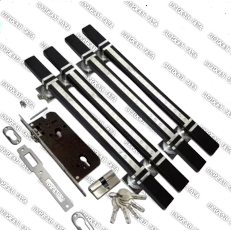 Handle pintu rumah gagang pintu rumah dan 1 set body kunci