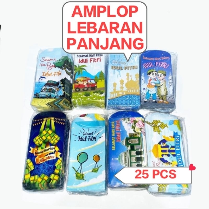 

Amplop Lebaran THR idul Fitri panjang isi 25 Pcs Uang Tanpa Dilipat Karakter Ramadhan Lucu