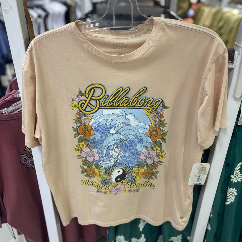 Kaos Wanita Oversize Billabong original