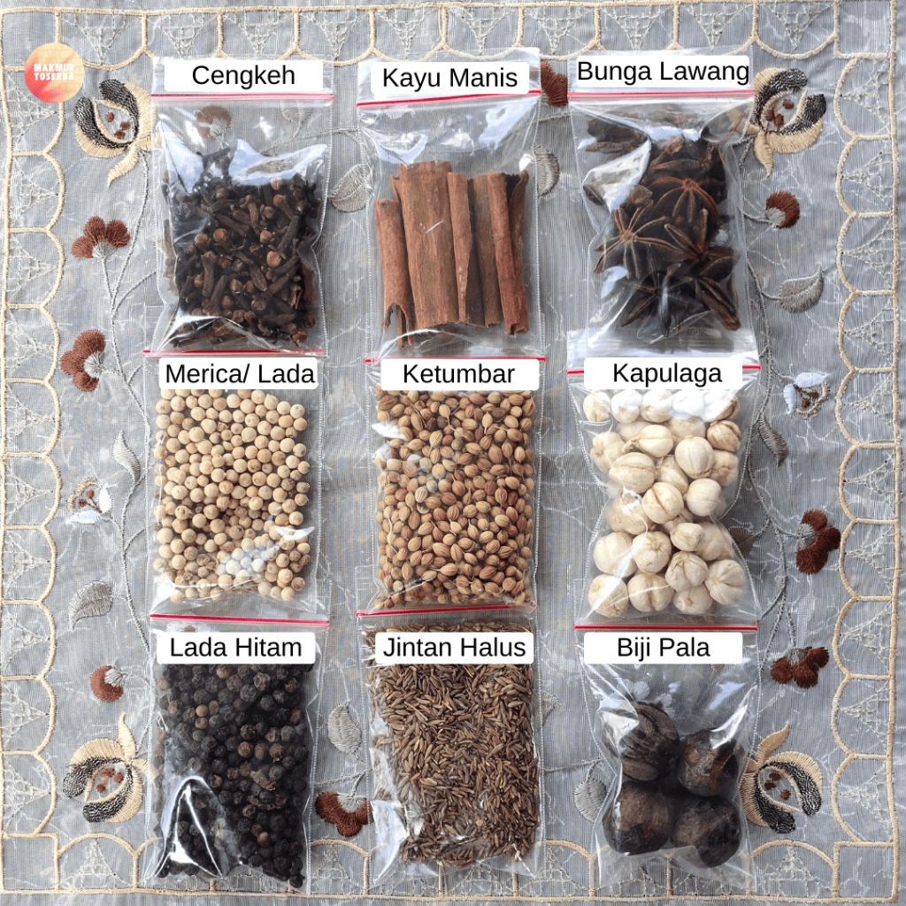

Paket Rempah Berkualitas - 9 Varian Bumbu Dapur Wajib! Aromatik & Segar!