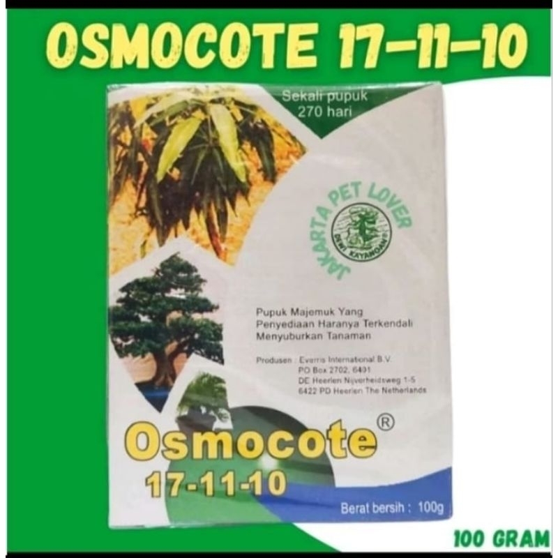 Pupuk Bonsai/Bunga OSMOCOTE/DEKASTAR Tanaman Kemasan pabrikan 100gr.