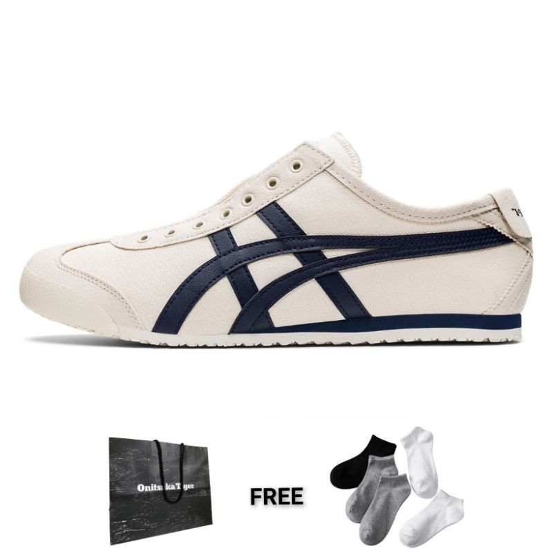 sepatu onitsuka tiger Mexico 66 slipon midnight navy