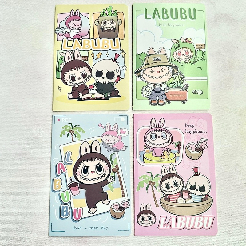 

Buku Tulis Notebook A5 Karakter Labubu isi 30lembar