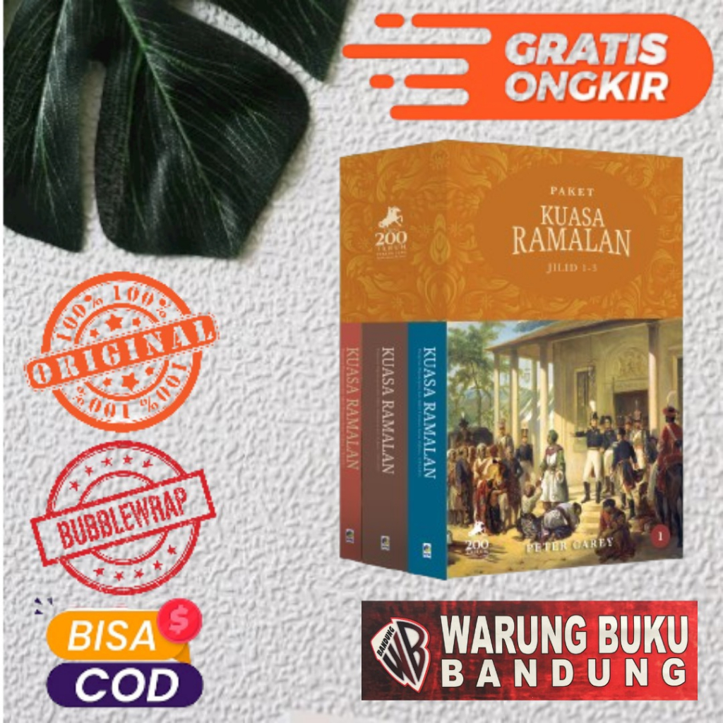 BUKU PAKET KUASA RAMALAN JILID 1-3 - Peter Carey