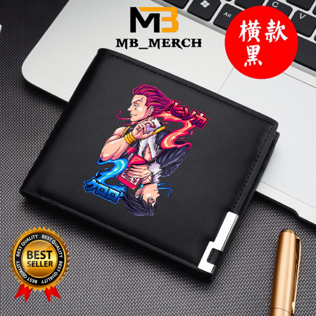 Dompet Pria Lipat HISOKA HXH  Dompet Kulit Men Fashion Letter Wallet HUNTER X HUNTER  KEREN MB_MERCH