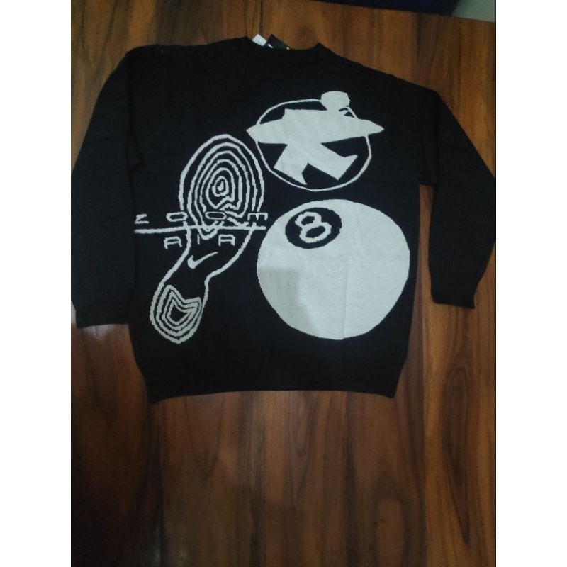 sweater crewneck stussy knit x nike