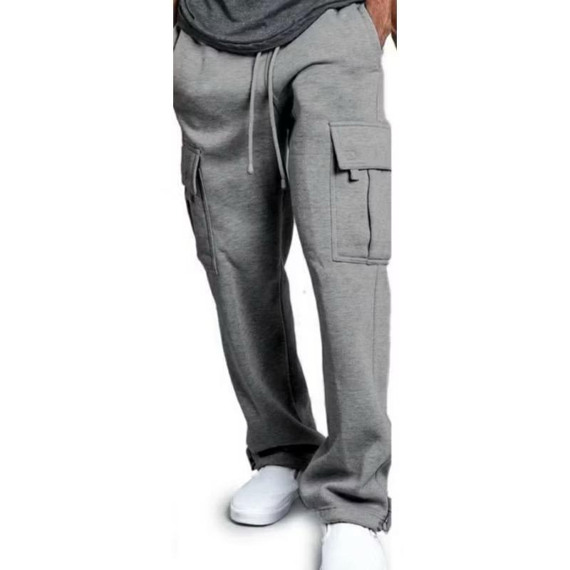 Big Sale Celana Cargo Panjang Pria Korea Style Basic Sport Celana Training Kargo Panjang Pria