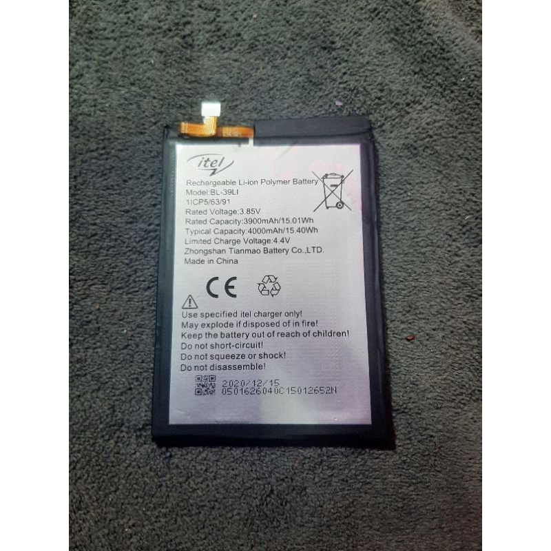 BATERAI HP ITEL VISION 1 PLUS ORIGINAL CABUTAN