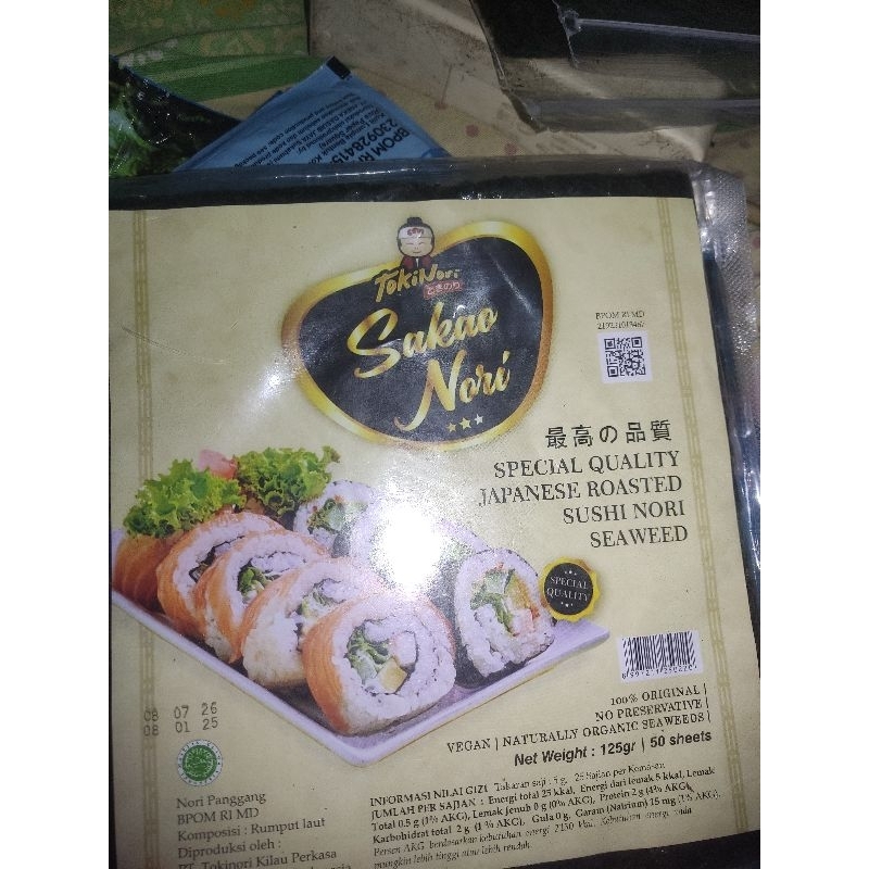 

TOKINORI SAKAONORI 50 LEMBAR 125GR