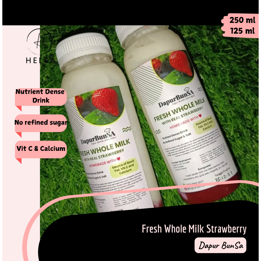 

Fresh Milk Choco | Fresh Milk Strawberry | Susu Cokelat Susu Strawberry by Dapur BunSa