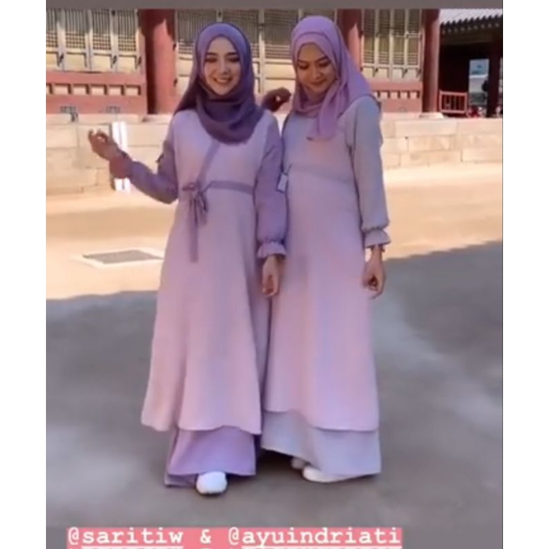 PRELOVED HANBOK LILY MAXIDRESS  BY DRESSOFIA DRESS SOFIA