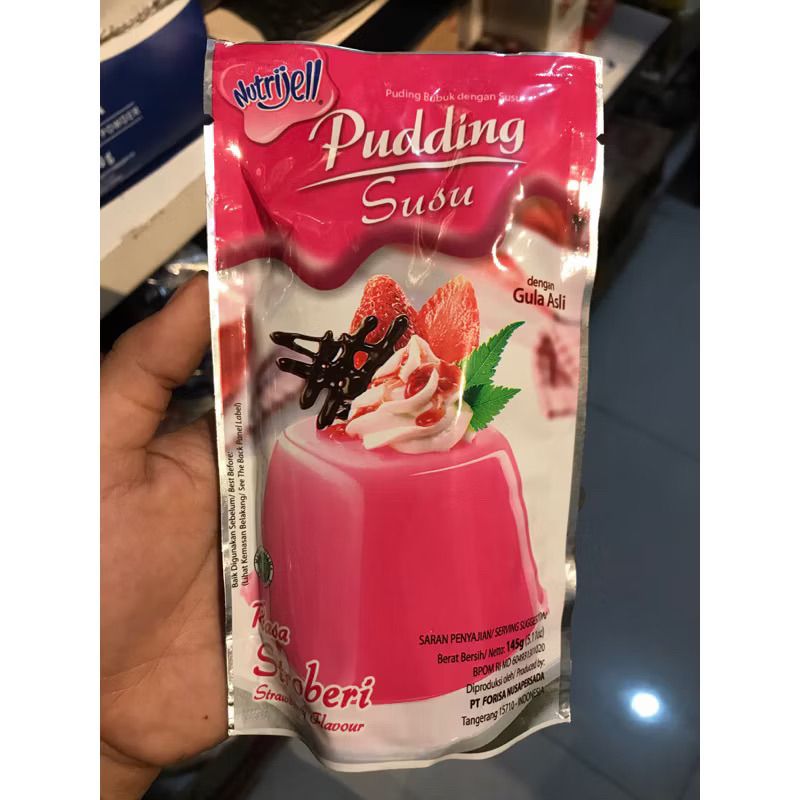 

pudding susu nutrijel varian rasa enak 145gr dengan gula asli