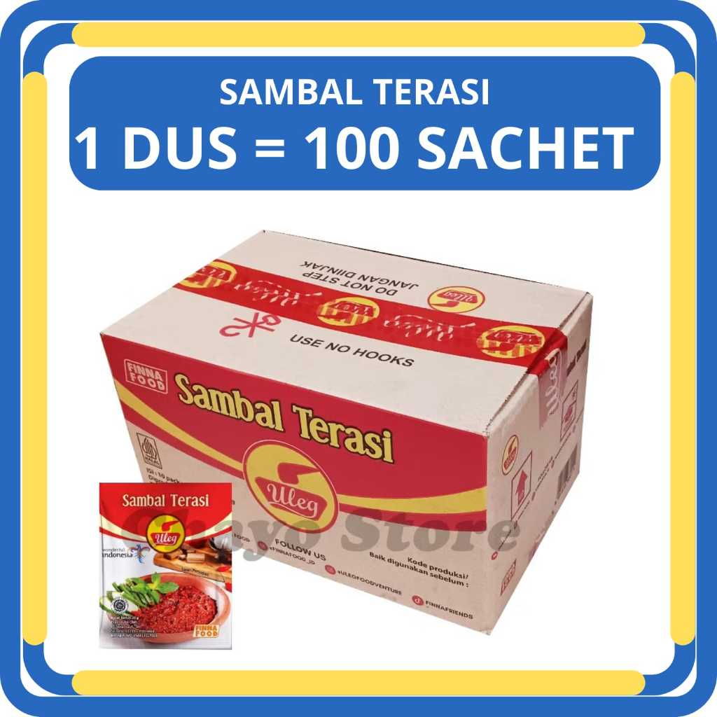 

Sambal Terasi Finna 1 Dus 100 Pcs Sambal Instan