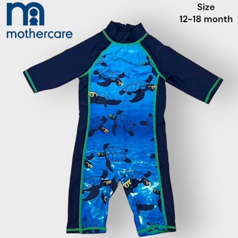 Baju Renang Bayi Mothercare Original – Size 12-18 Bulan – Nyaman & UV Protection