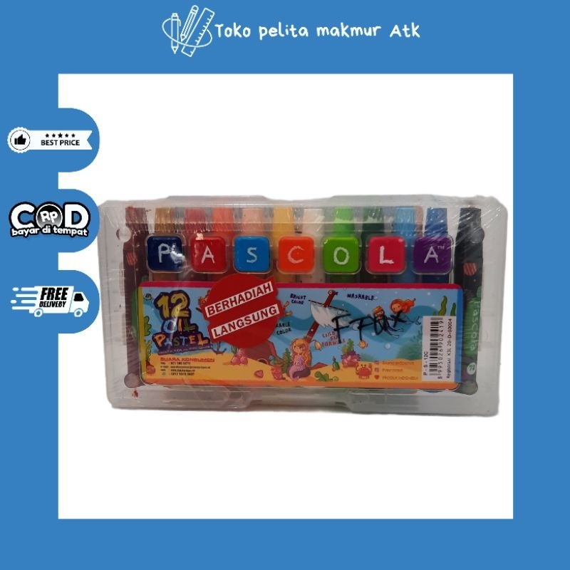

CRAYON OIL PASTEL PASCOLA 12 WARNA