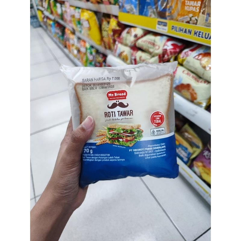 

ROTI TAWAR MINI ISI 4 MR. BREAD ROTI INDOMARET EMPUK HALUS LEMBUT ROTI TAWAR TRAVEL