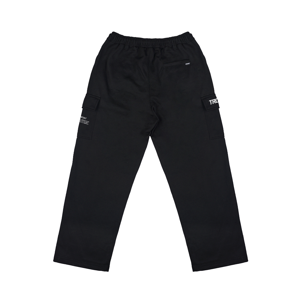 Troy Company Baggy Cargo Long Pants Black Subcult - Celana Panjang Kargo Baggy Hitam LFC 3062