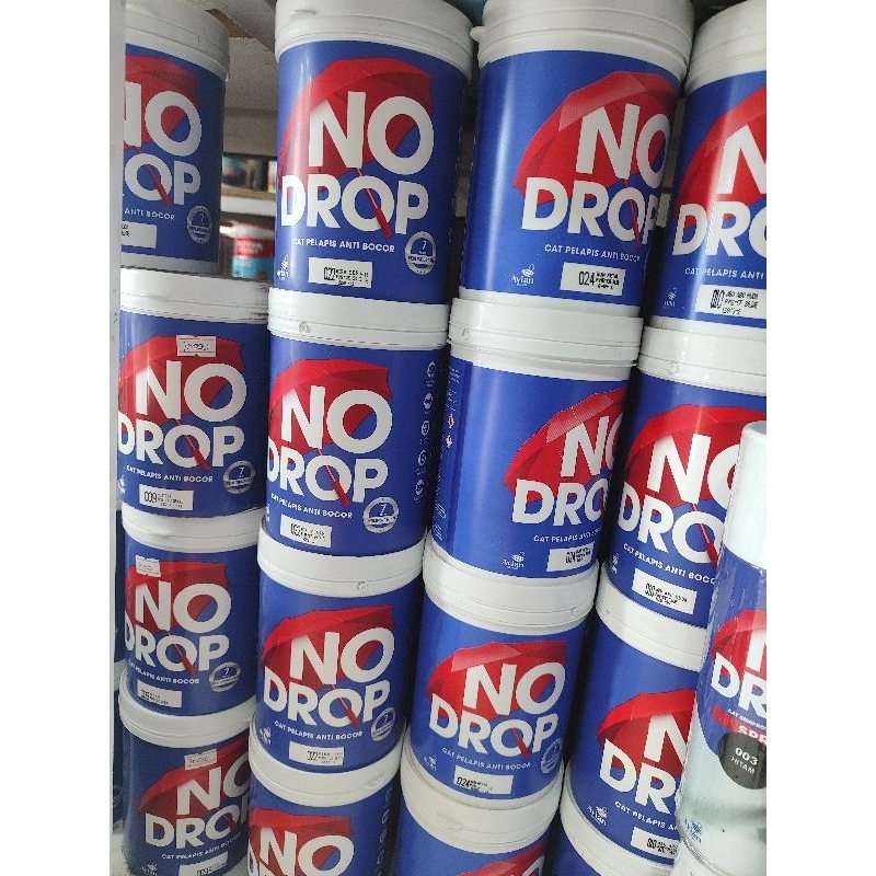 Cat NO DROP Pelapis Anti Bocor Berat 1 kg Cat Pelapis Anti Bocor Merk No Drop
