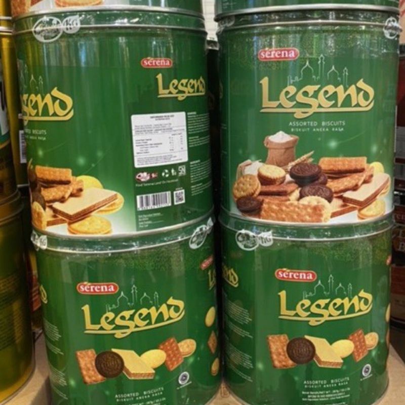 

Serena Legend Assorted Biscuits-Biskuit Kaleng Aneka Rasa hampers lebaran idul fitri