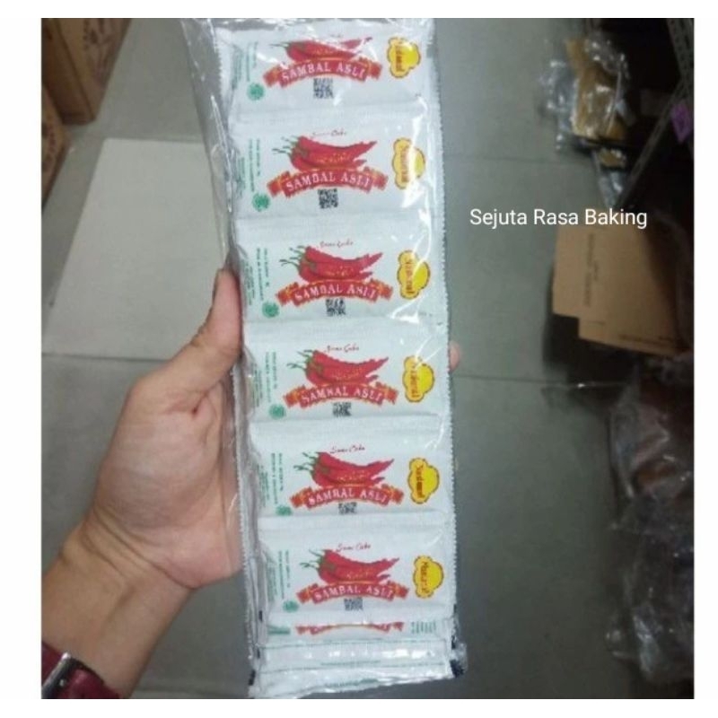 

Saus Sambal Asli Nasional isi 24 sachet 9gram