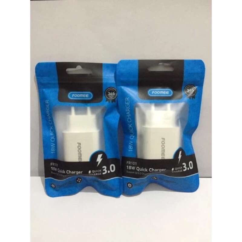 Foomee FR101 18W Quick Charger 3.0 1 USB Port Original Foomee