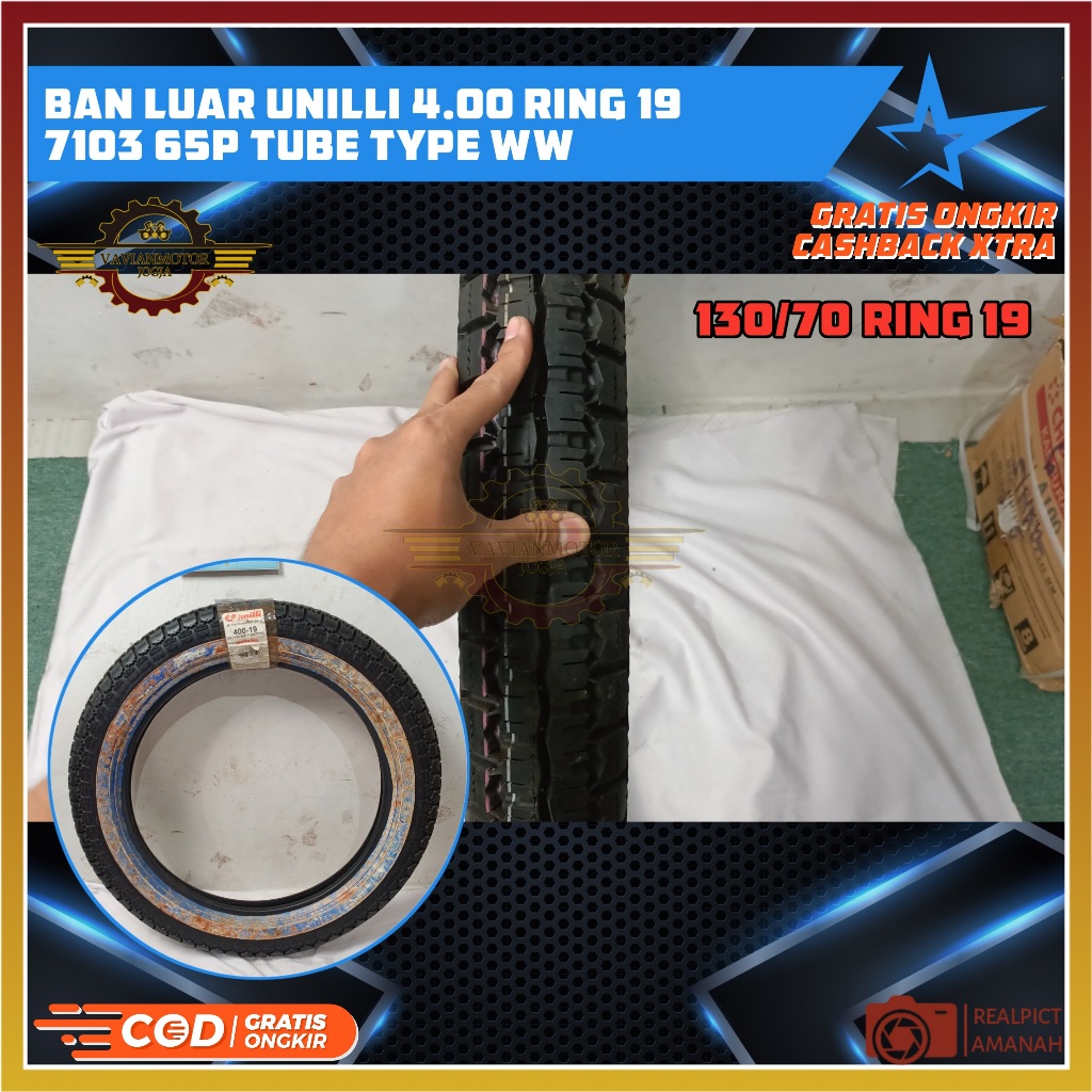 BAN IMPORT CLASSIC KLASIK VINTAGE DELUXE LOADSTAR 400 RING 19 JAPSTYLE HARLEY TUBE TYPE 400 - 19 400