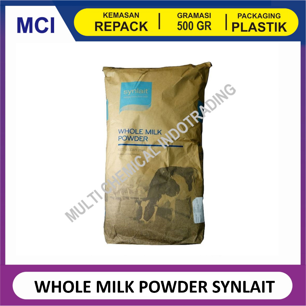 

WHOLE MILK POWDER SYNLAIT / SUSU BUBUK SYNLAIT - REPACK 500 GR