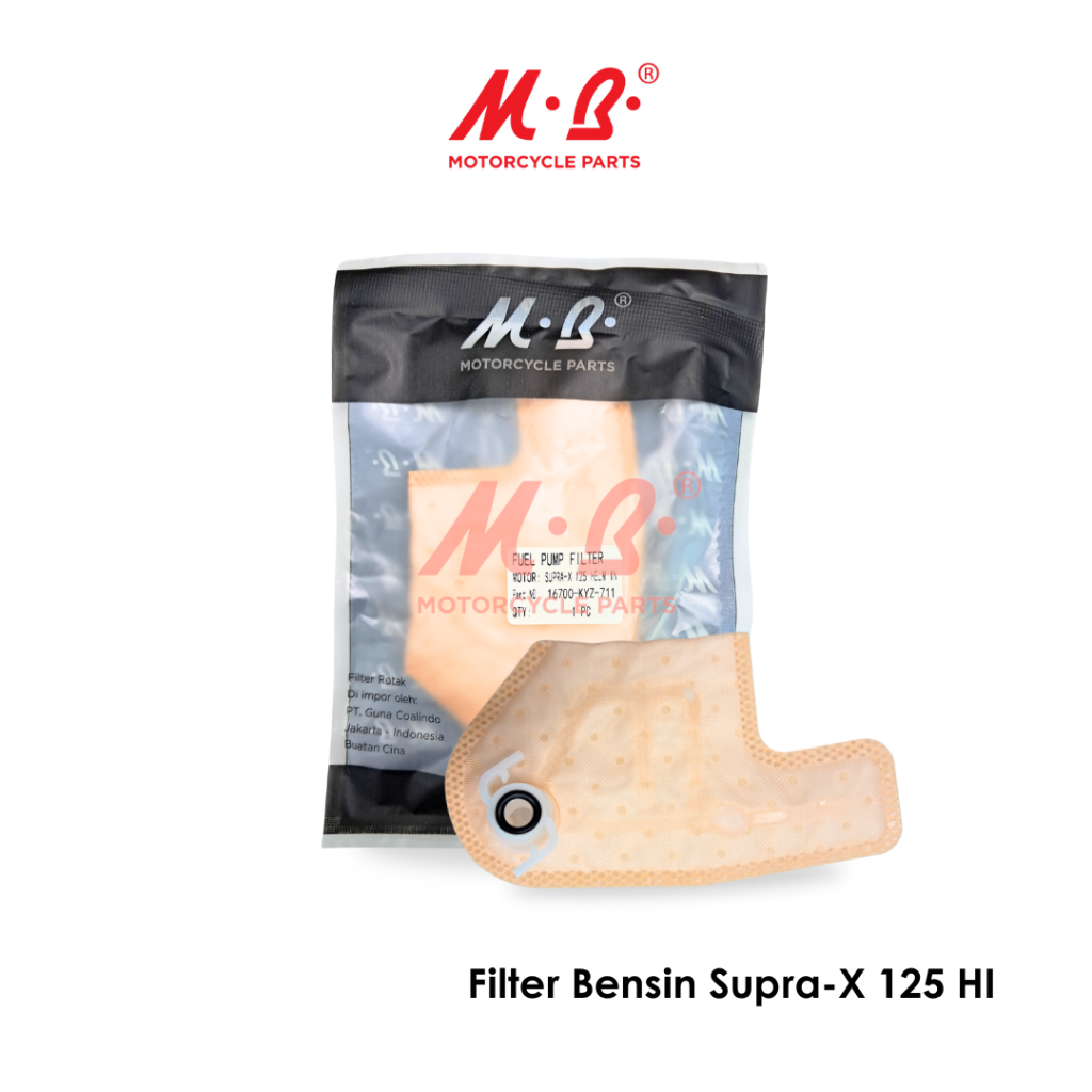 M.B. Filter Saringan Pompa Bensin Fuel Pump Filter Motor Honda Supra X 125 Helm In
