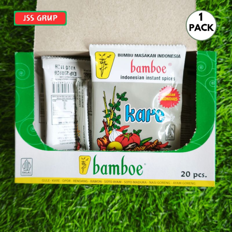 

BUMBU BAMBOE KARE MURAH PER BOX ISI 20 (BOX)