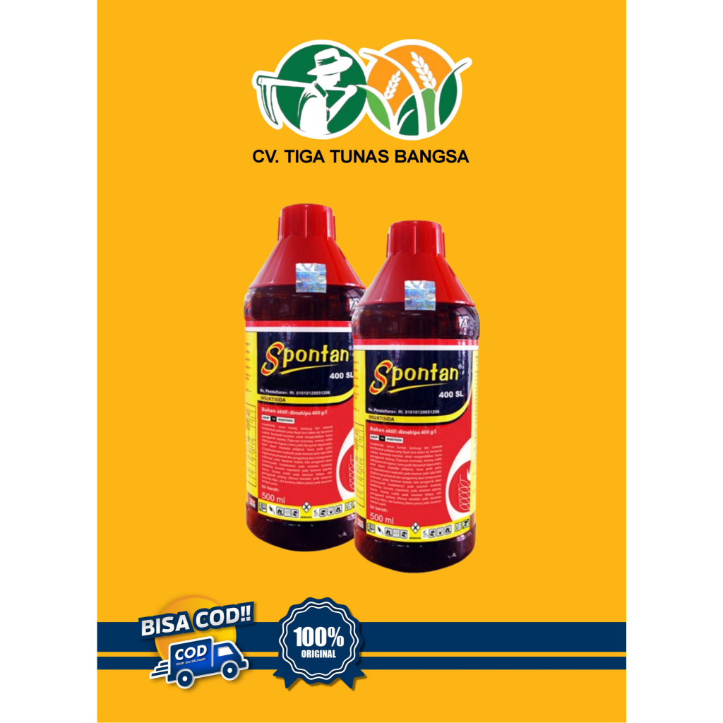 Spontan Obat Ampuh Penggerek Batang Padi Insektisida Spontan Dimehipo 400 g/l