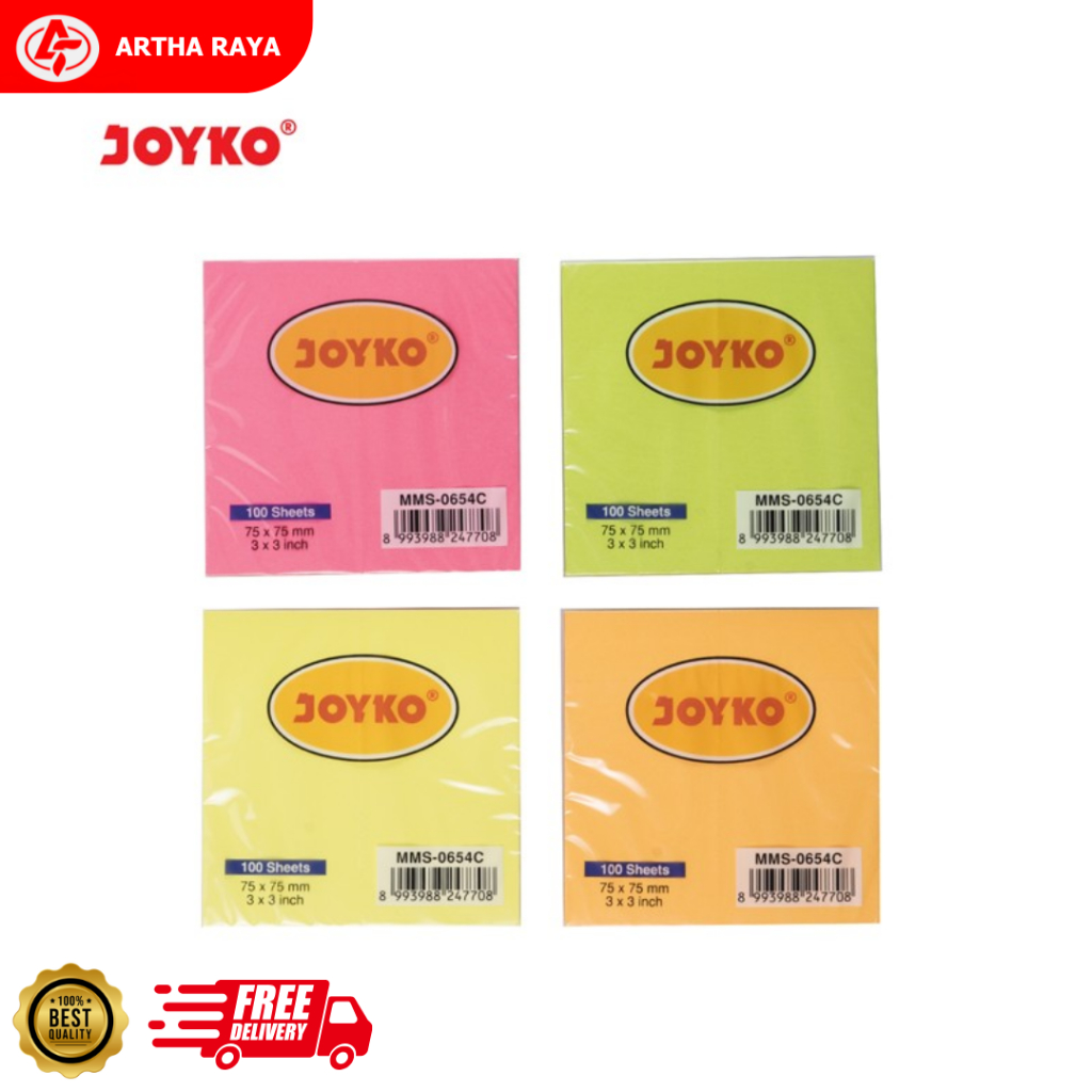 

Memo Stick / Sticky Note / Kertas Memo / Memo Tempel Joyko MMS-0654C