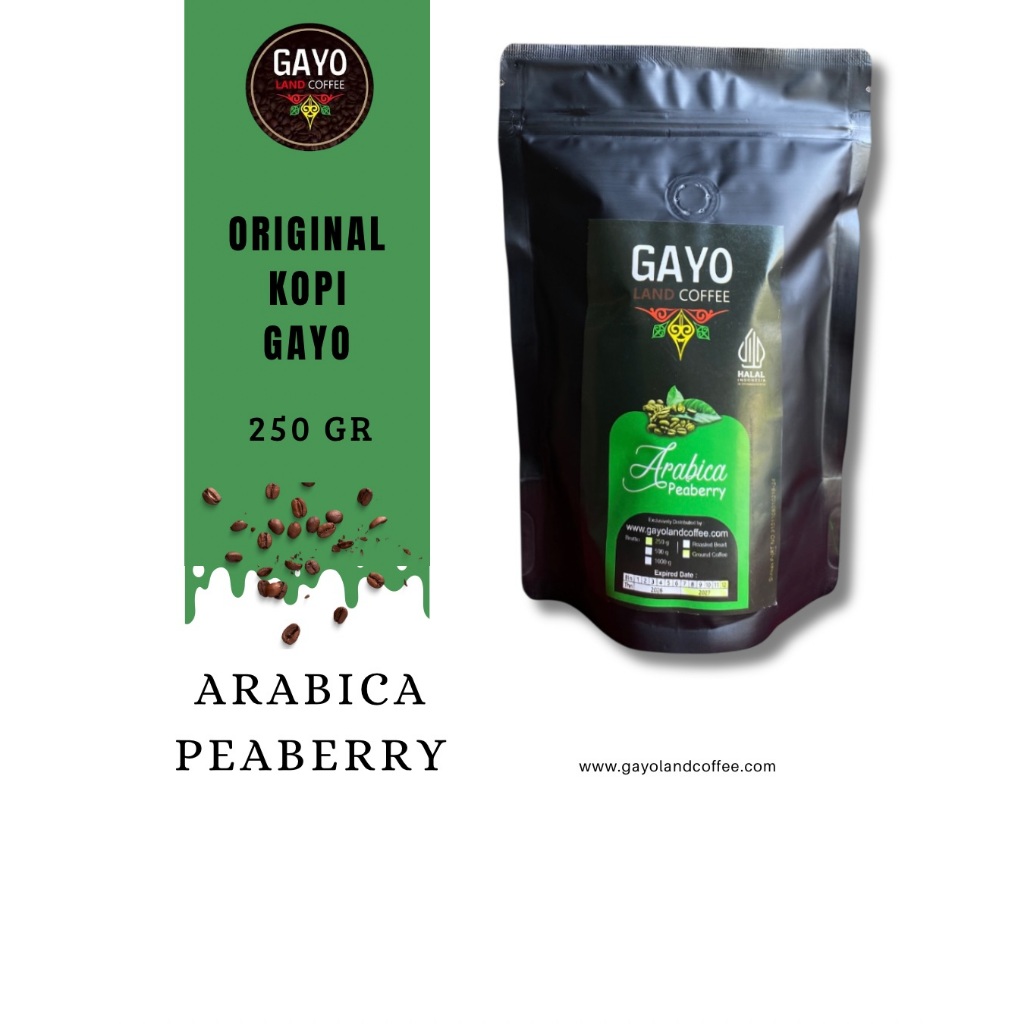 

Kopi Arabica Pearberry Aceh Gayo 250 Gr