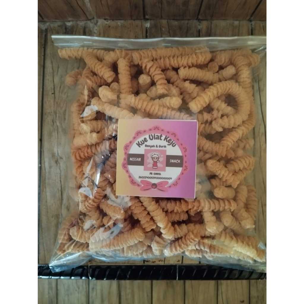 

Kue Kering Ulat Sutra Keju 500 Gr