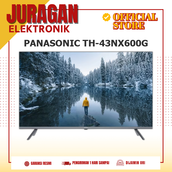 PANASONIC TH-43NX600G GOOGLE SMART TV 43 INCH 4K UHD LED