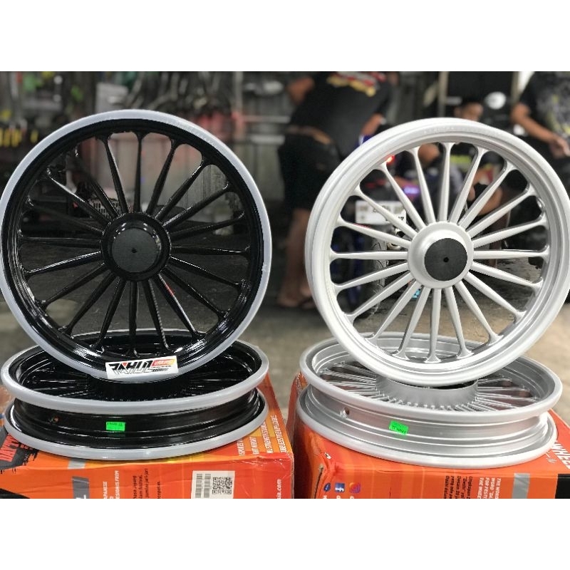VELG DAYTONA PALANG 20 RING 14 PEMAKAIAN ALL BEAT GENIO SCOOPY VARIO 110